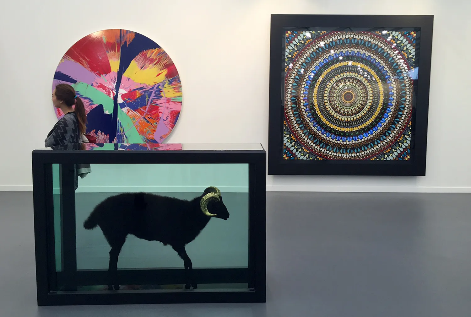 Damien Hirst, Gagosian Reunite Over Pickled Sheep at Frieze