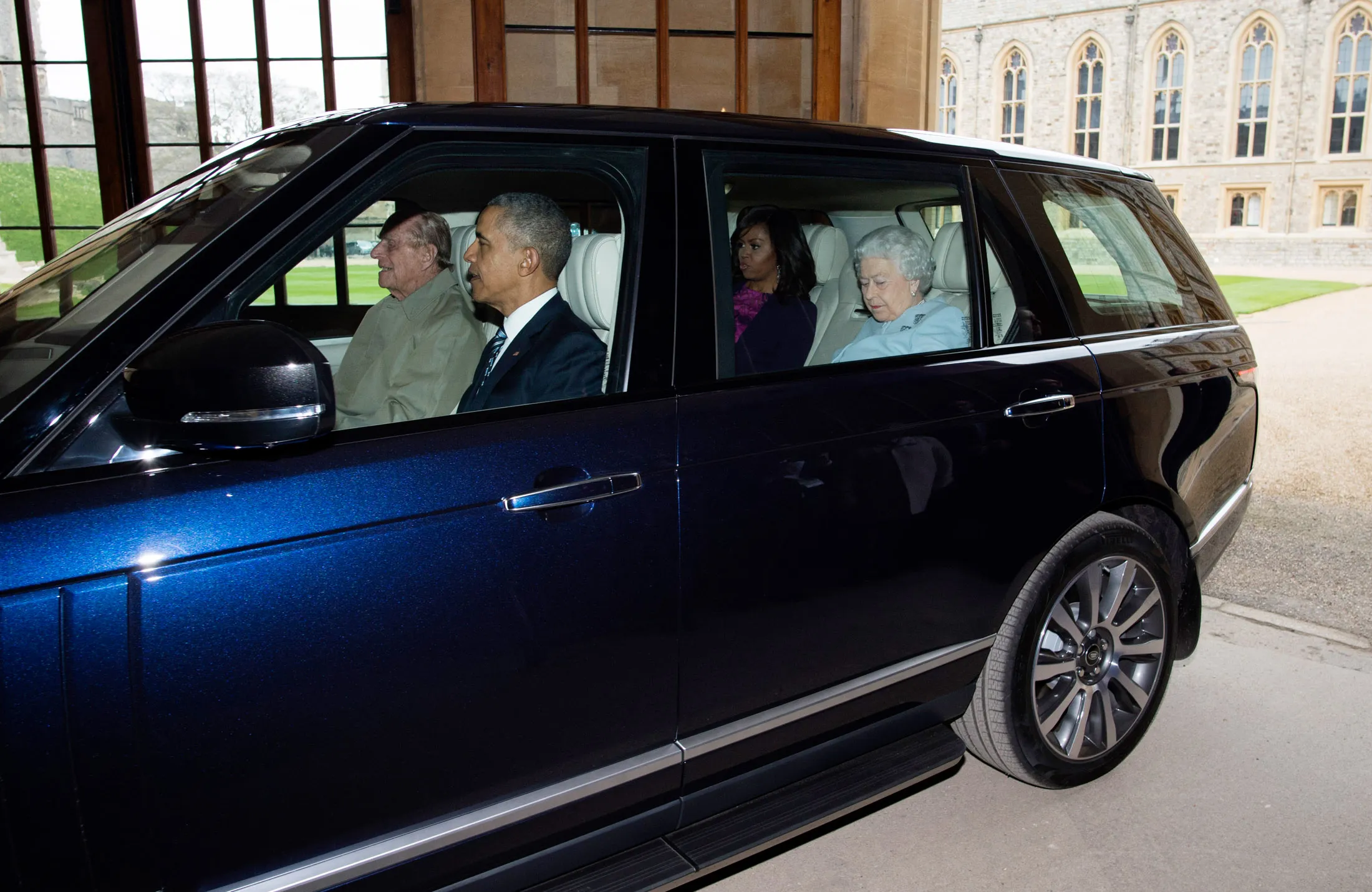 Prince Philip drove the Obamas around in this car. It’s now up for sale.&nbsp;