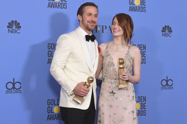 Image result for la la land golden globes