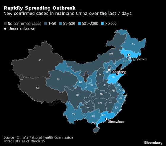 China’s Lockdowns Spread; Hong Kong Closes Beaches: Virus Update