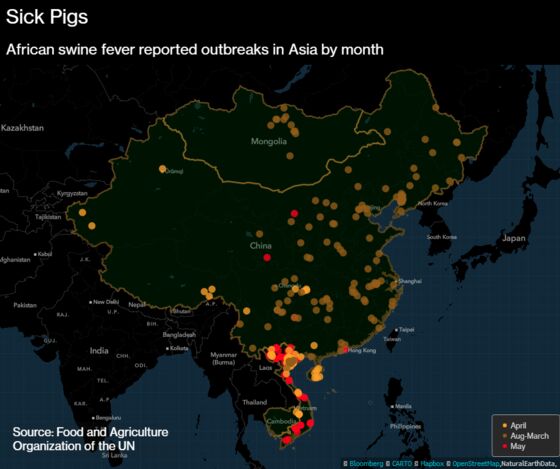 Asia Food Giant Eyes China Soy Expansion as Fever Kills Hogs