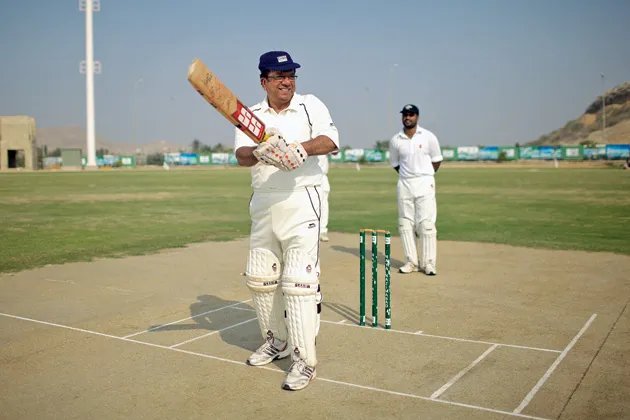 Arif Habib takes a turn at bat near his 2,100-acre Karachi development