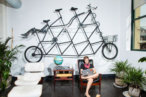 The Brooklyn headquarters of Etsy offering handmade, vintage and/or unique factory-manufactured items.