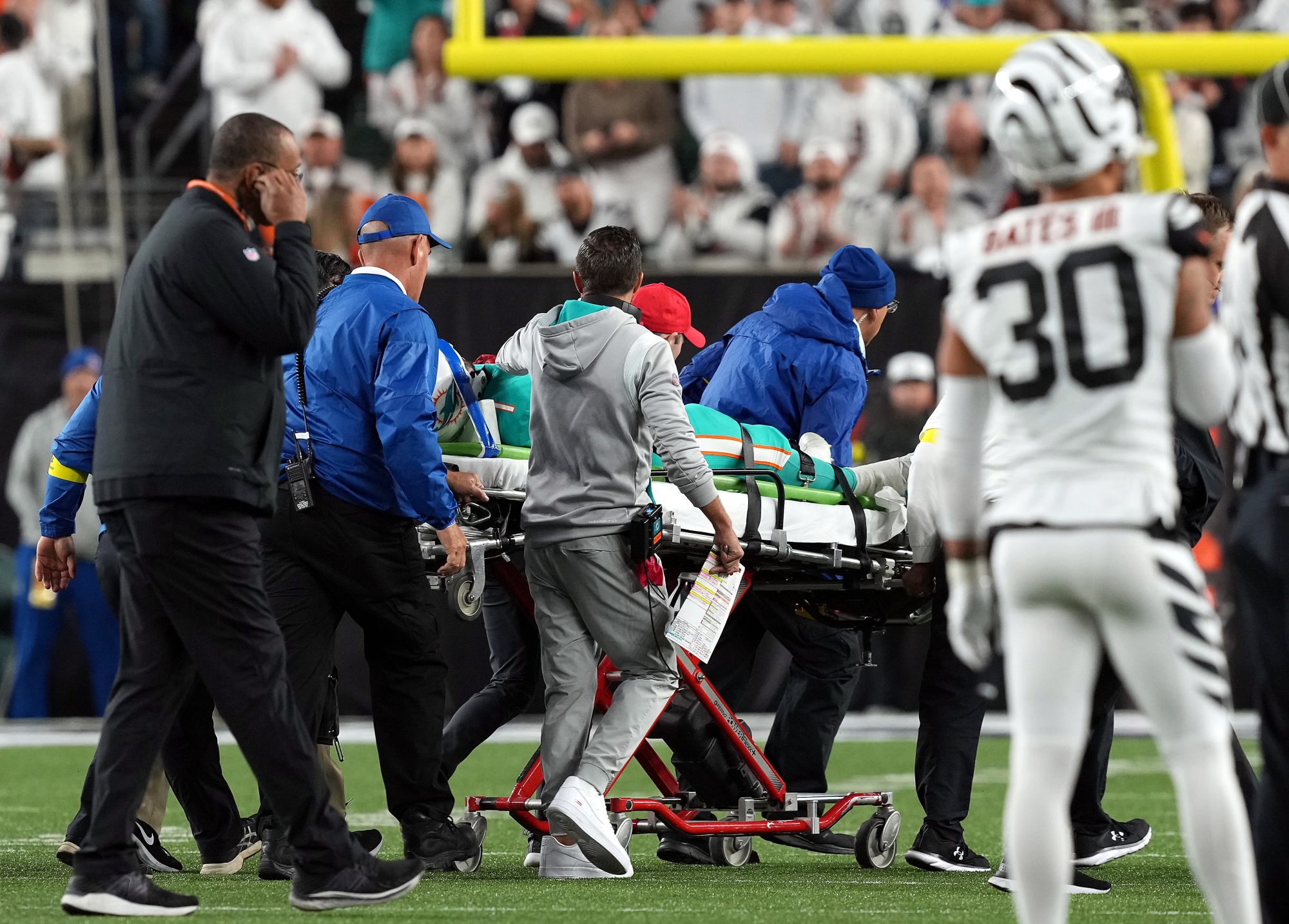 Tua Tagovailoa's head hits hint at the dangers of repeat brain trauma