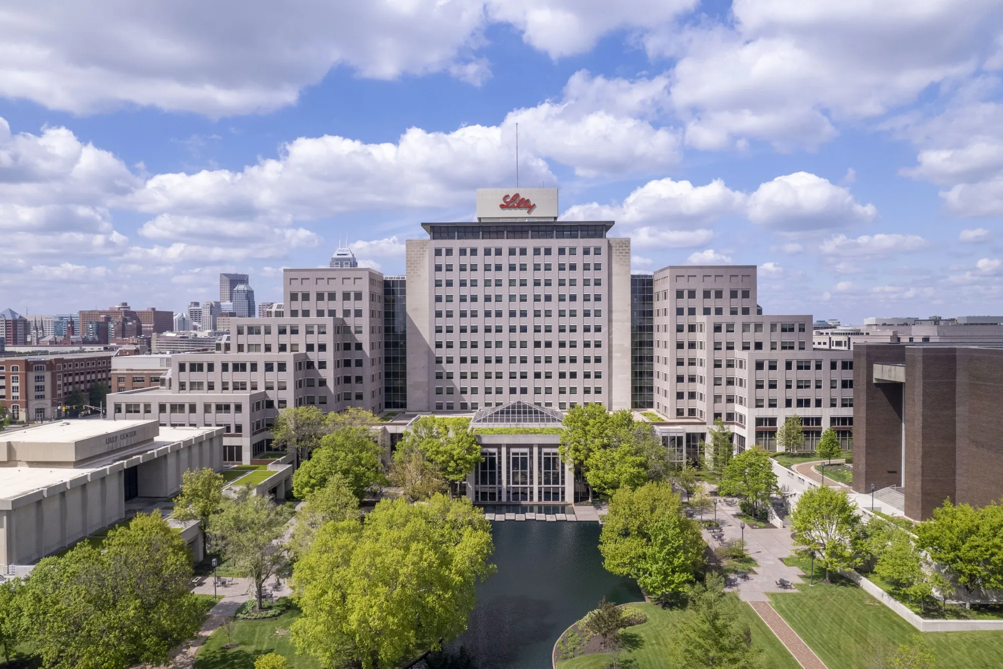 Eli Lilly headquarters in Indianapolis.