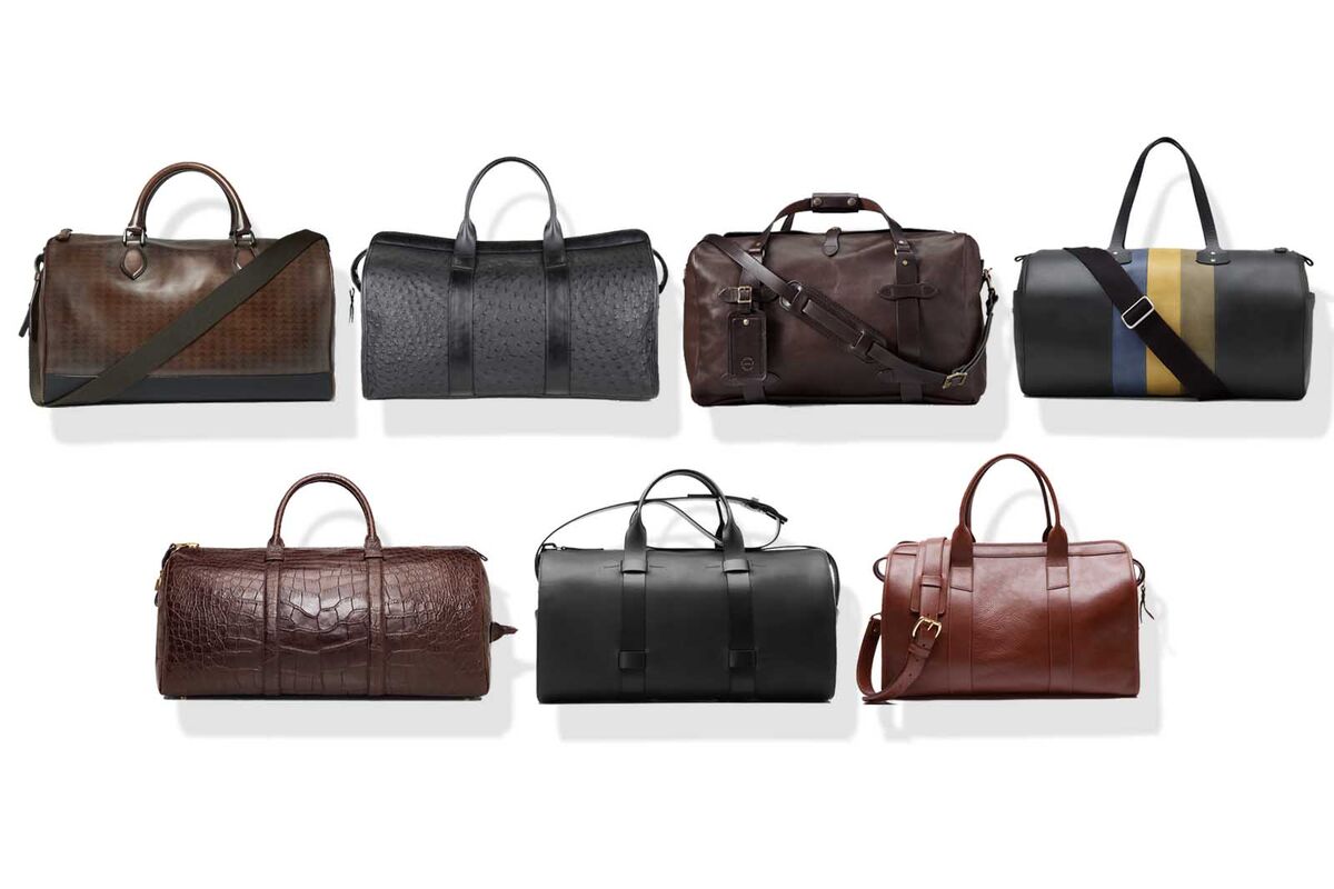 A Leather Duffel Is Secretly the Best Bag for Every Day - Bloomberg