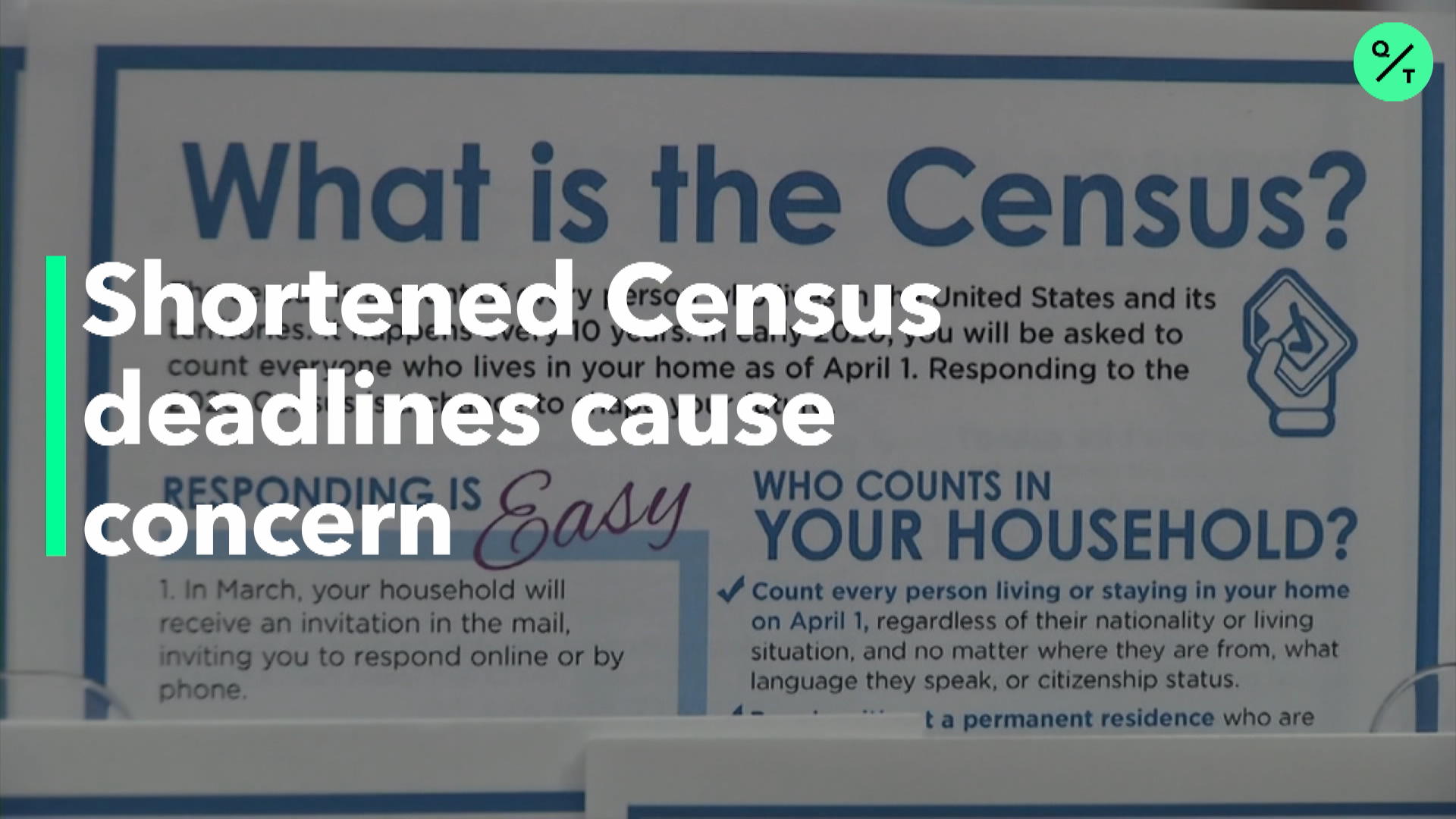 Watch Shortened Census Deadline Concerns Bloomberg