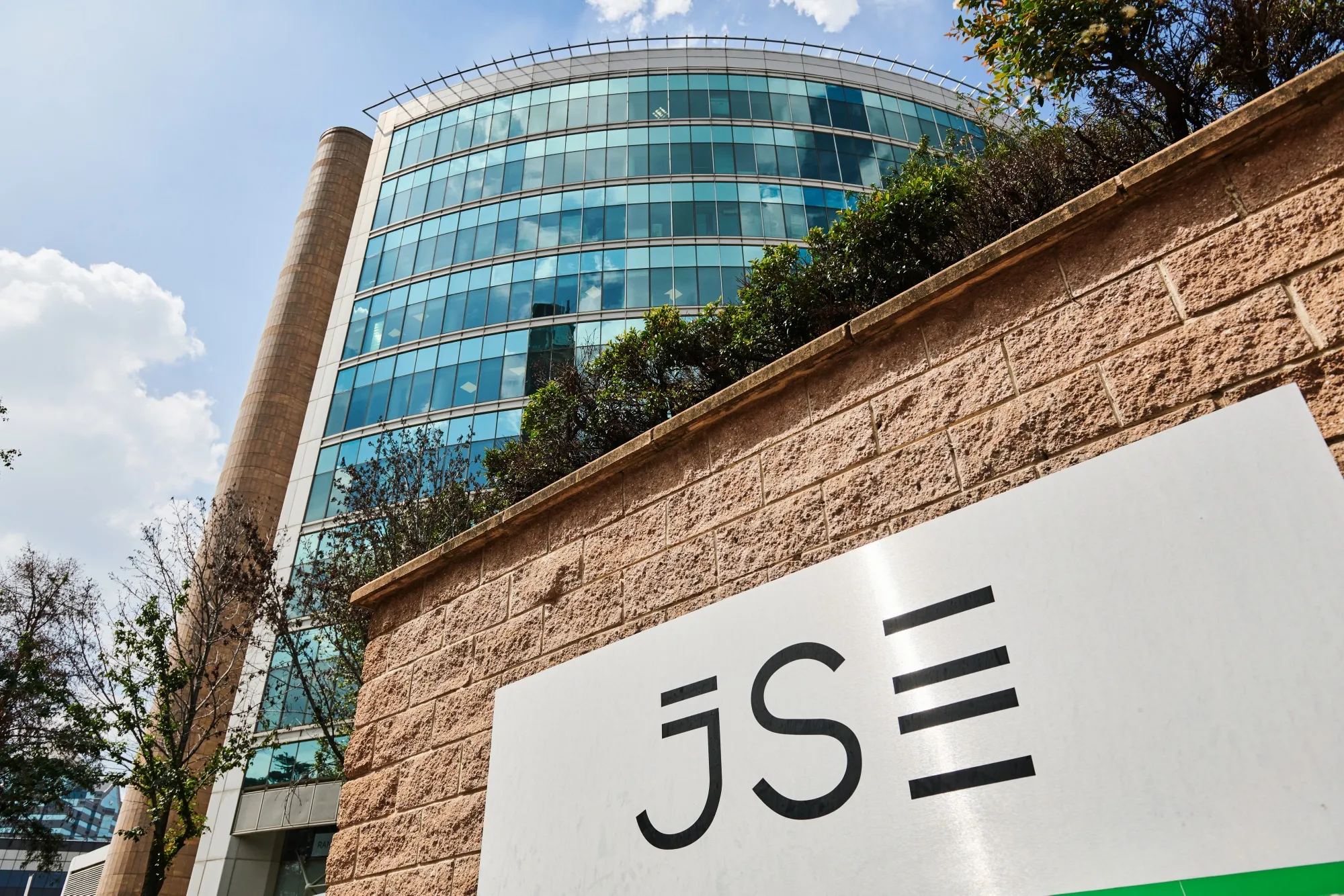 The Johannesburg Stock Exchange.