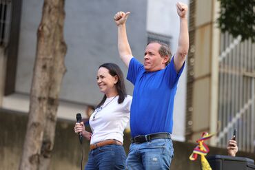 VENEZUELA-OPPOSITION-PROTEST-MACHADO