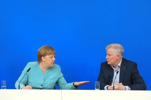 Angela Merkel and Horst Seehofer