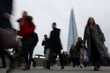 Business Commuters as UK Labor Market Shows Signs of Easing