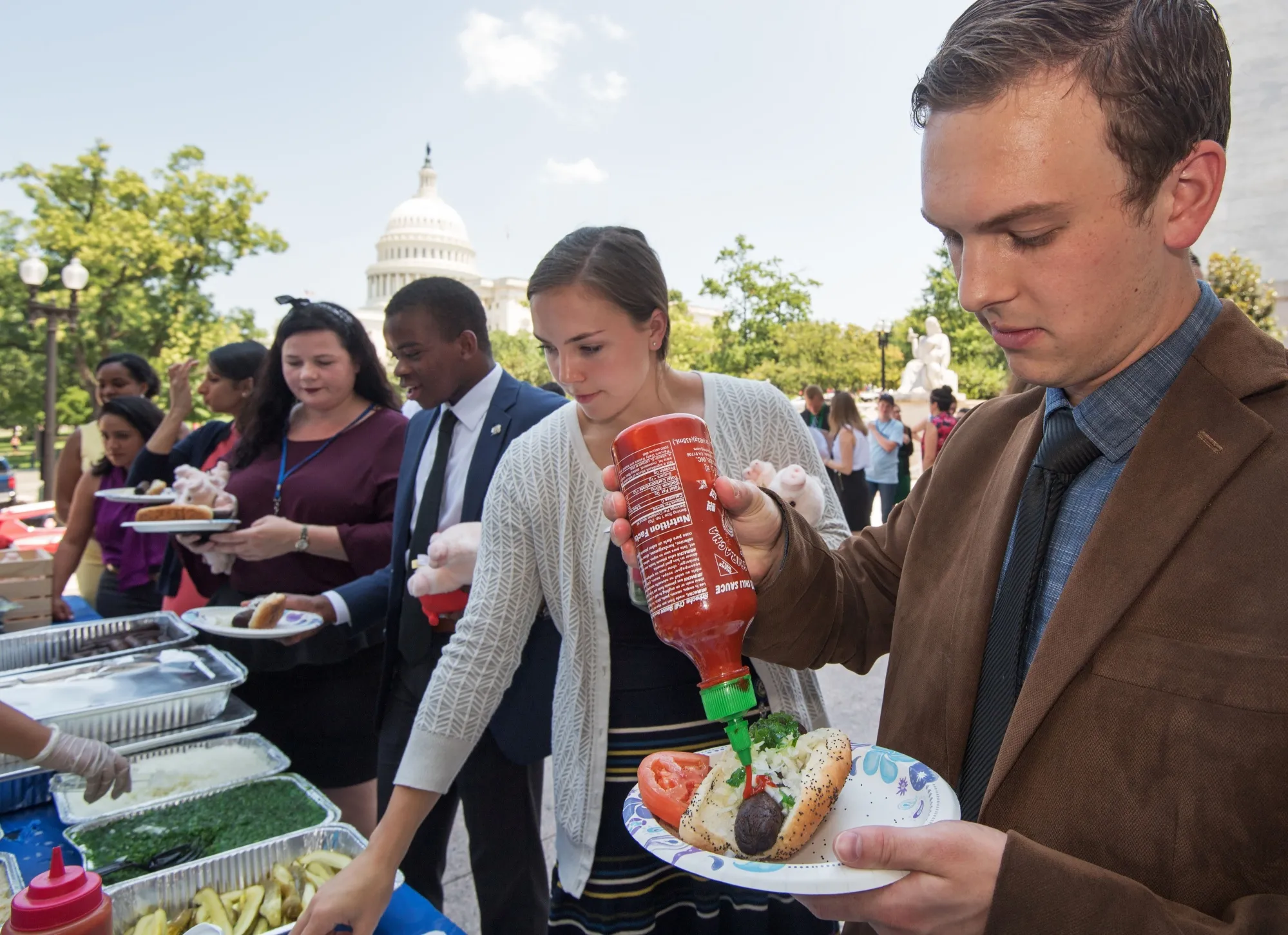 Nothing says “we belong” like veggie hot dogs.
