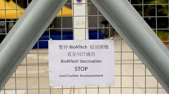 Hong Kong Suspends BioNTech Shot Over Loose Vial Caps, Stains