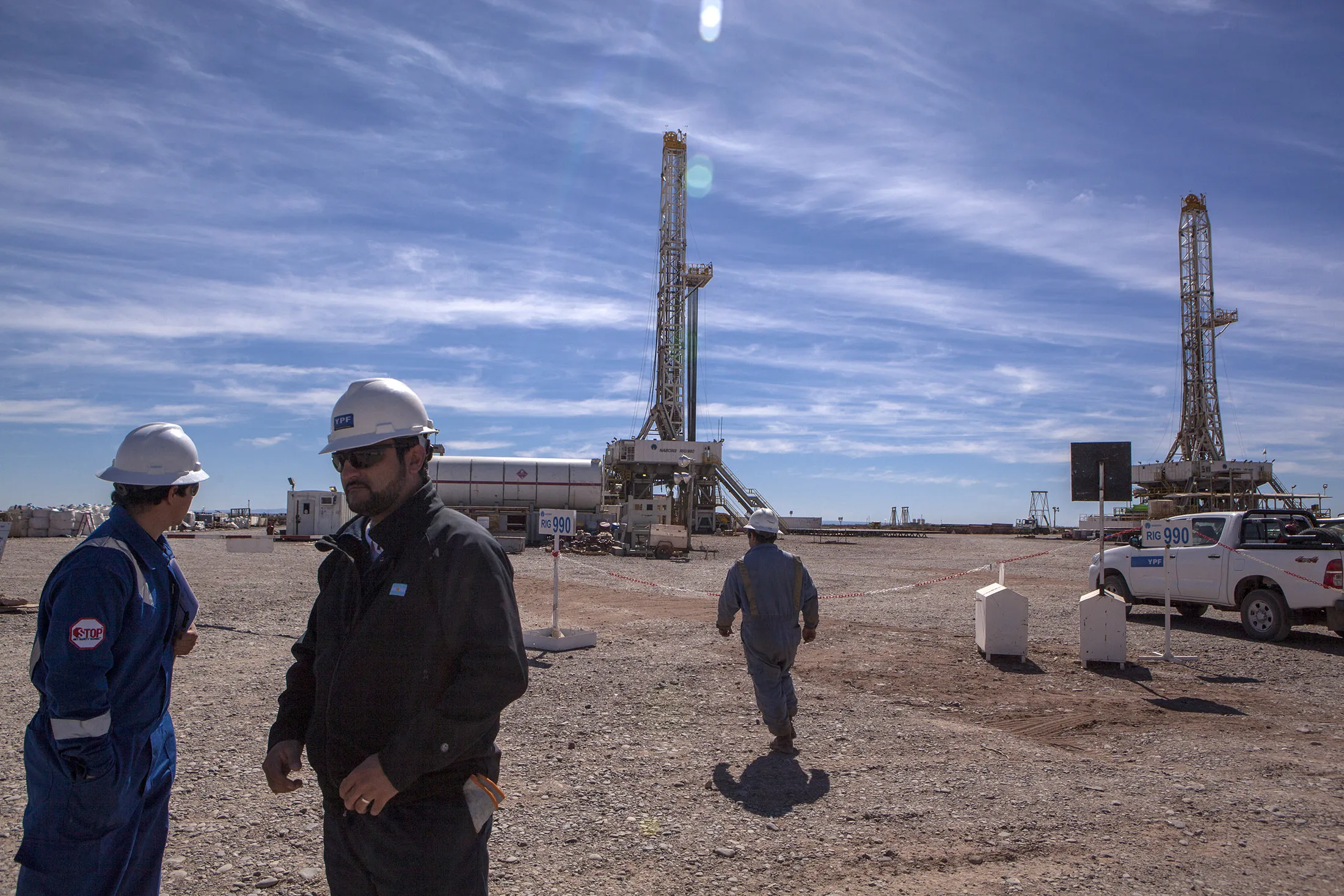 Vaca Muerta Fracking Site