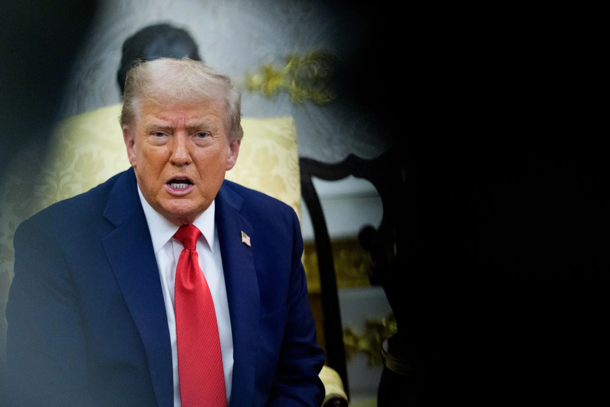 US President Donald Trump in the White House&nbsp;on Sept. 3.&nbsp;
