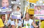 Parents protest&nbsp;in England against an NHS decision to exclude coverage of Orkambi, an expensive drug to treat cystic fibrosis.&nbsp;&nbsp;