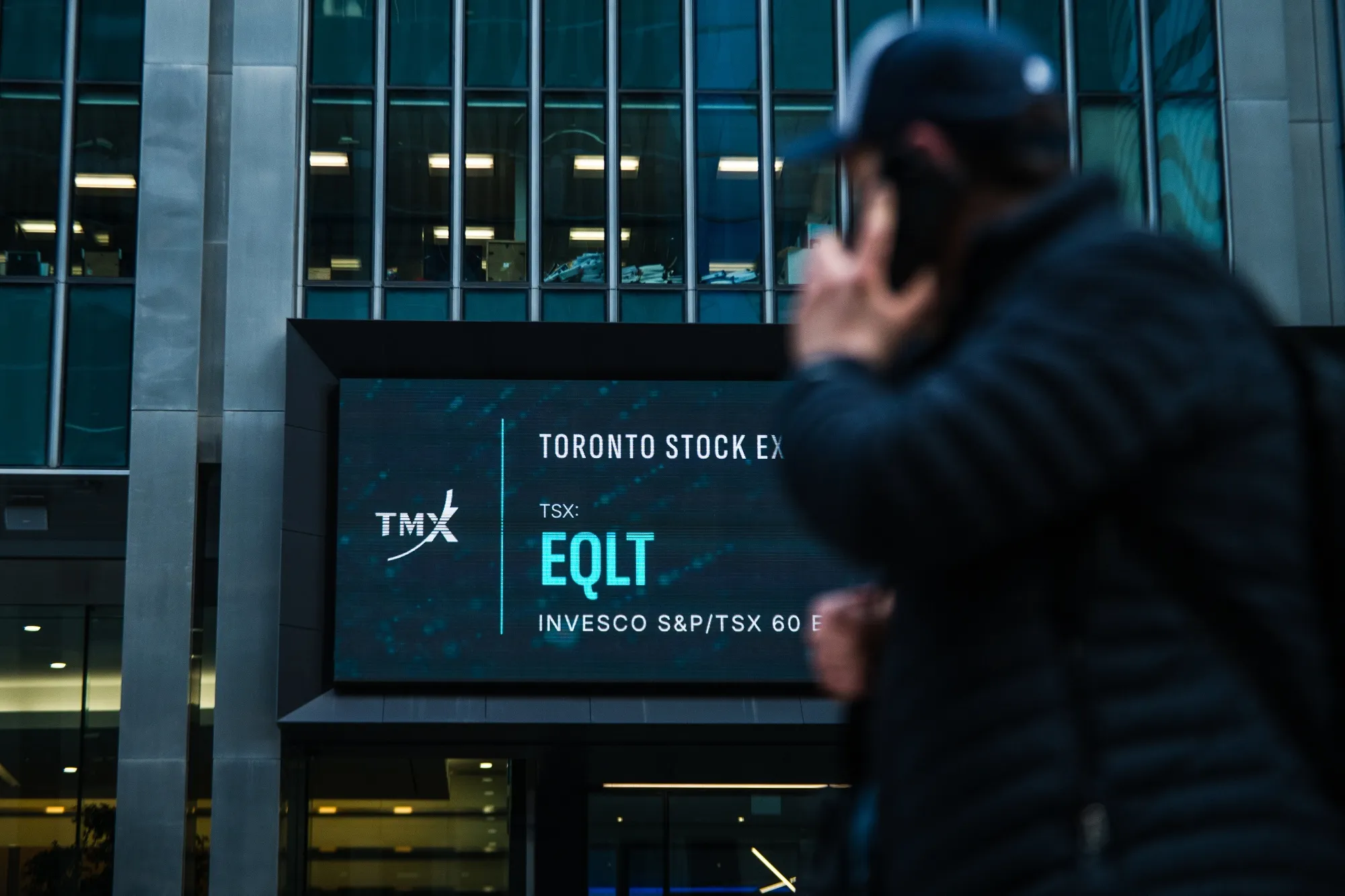 The TMX Group headquarters in the financial district of Toronto.