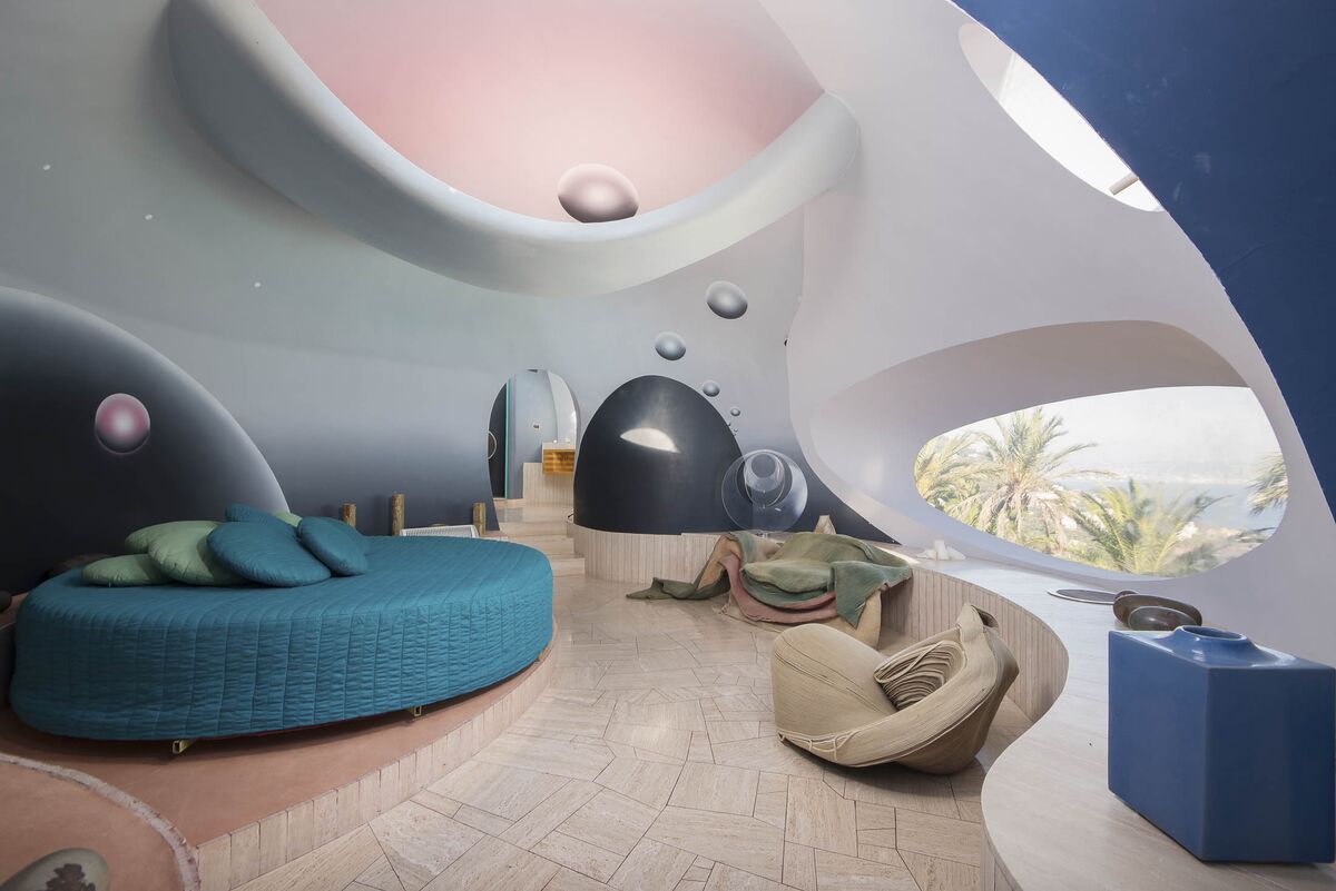 Inside the $455 million "Bubble Palace" on the Côte d'Azur in France. 