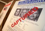 A wanted poster featuring James "Whitey" Bulger before a news conference discussing the arrest of Bulger, in Los Angeles, in 2011. 