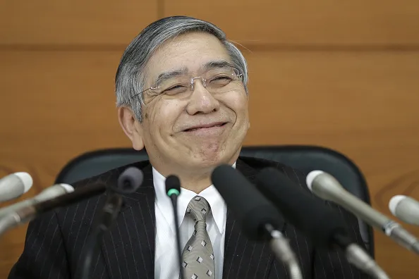 A happy banker.
