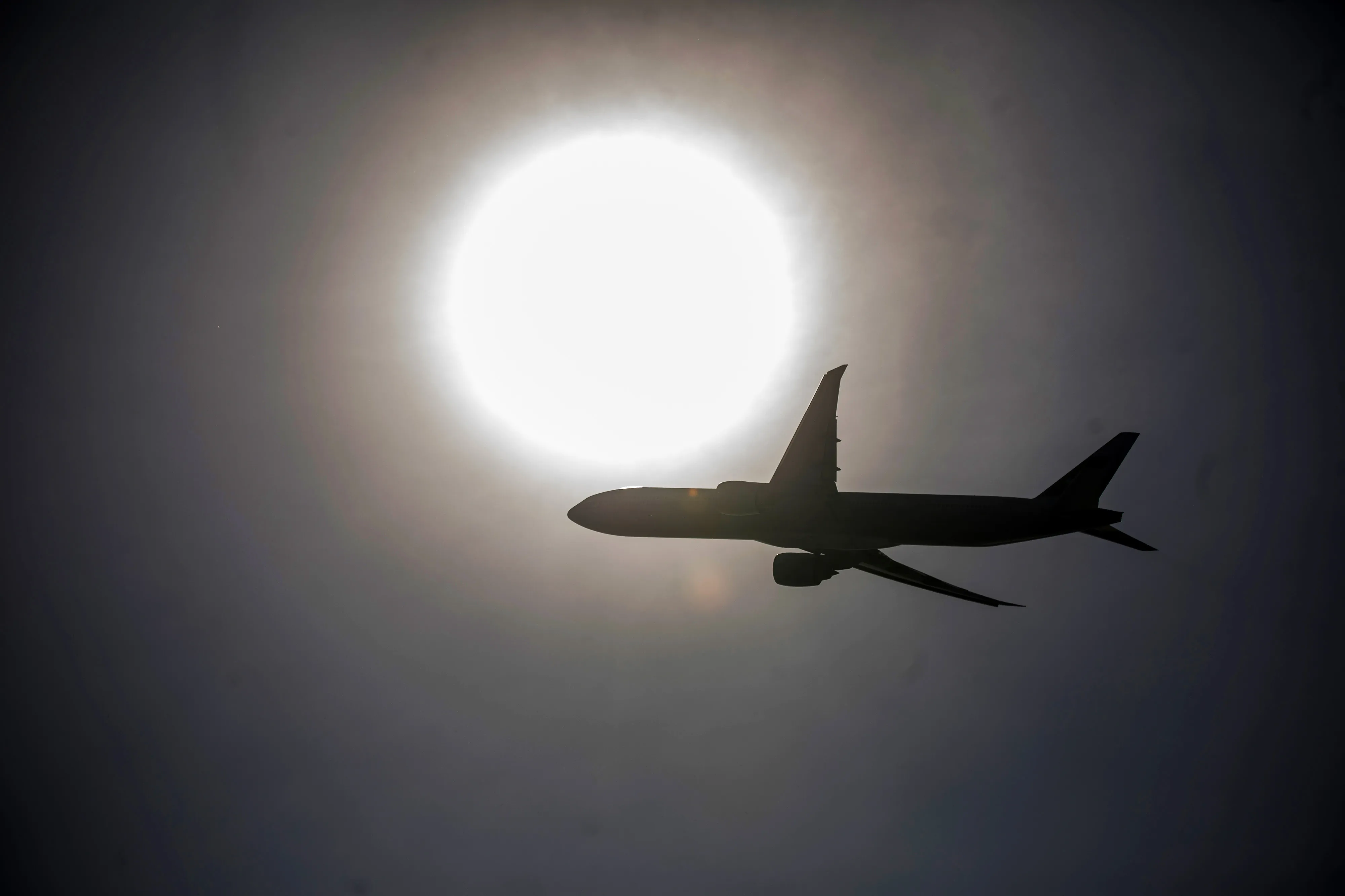 A commercial airliner.