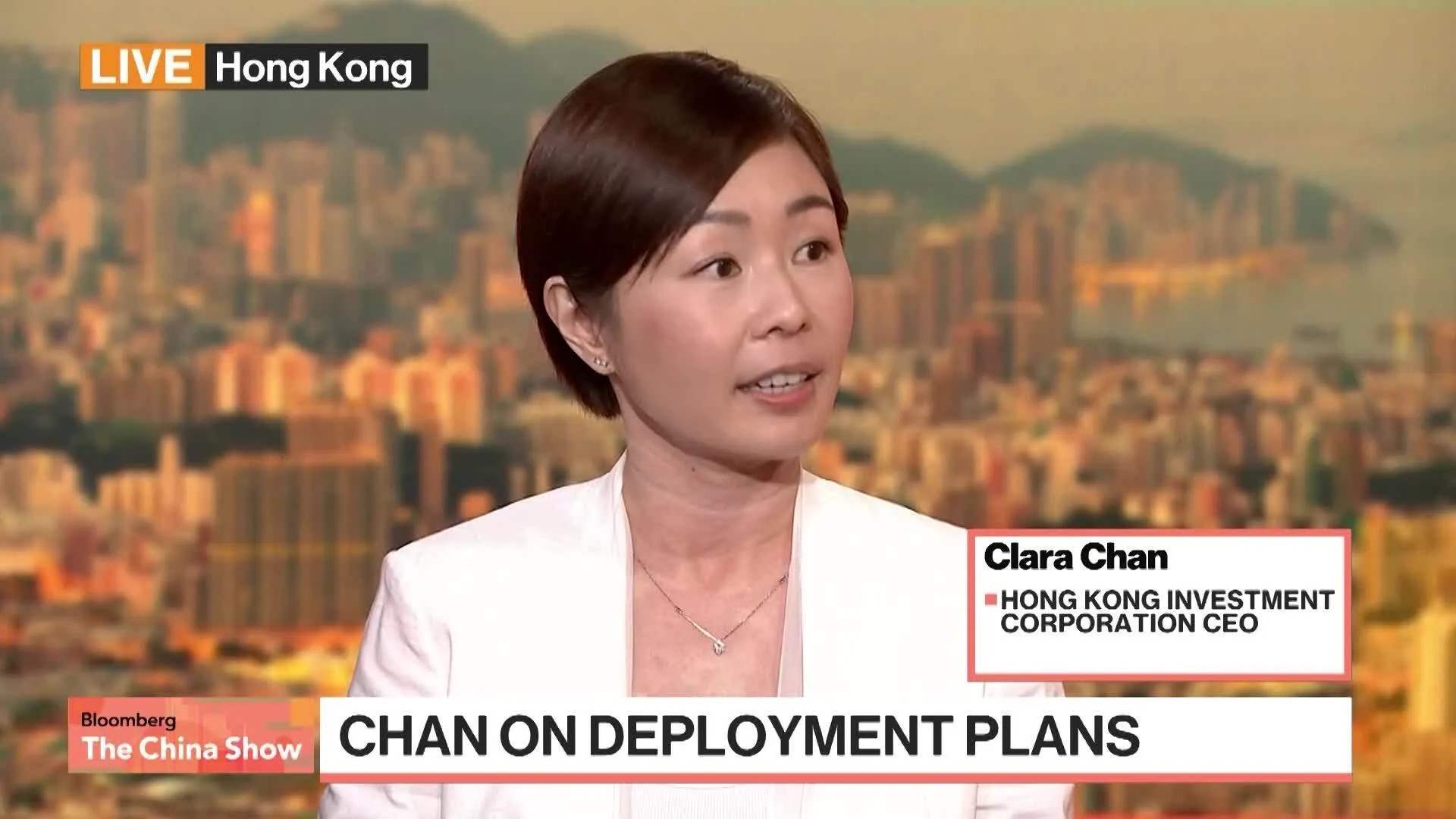 Watch HKIC CEO Clara Chan on Deployment of Fund's Capital - Bloomberg