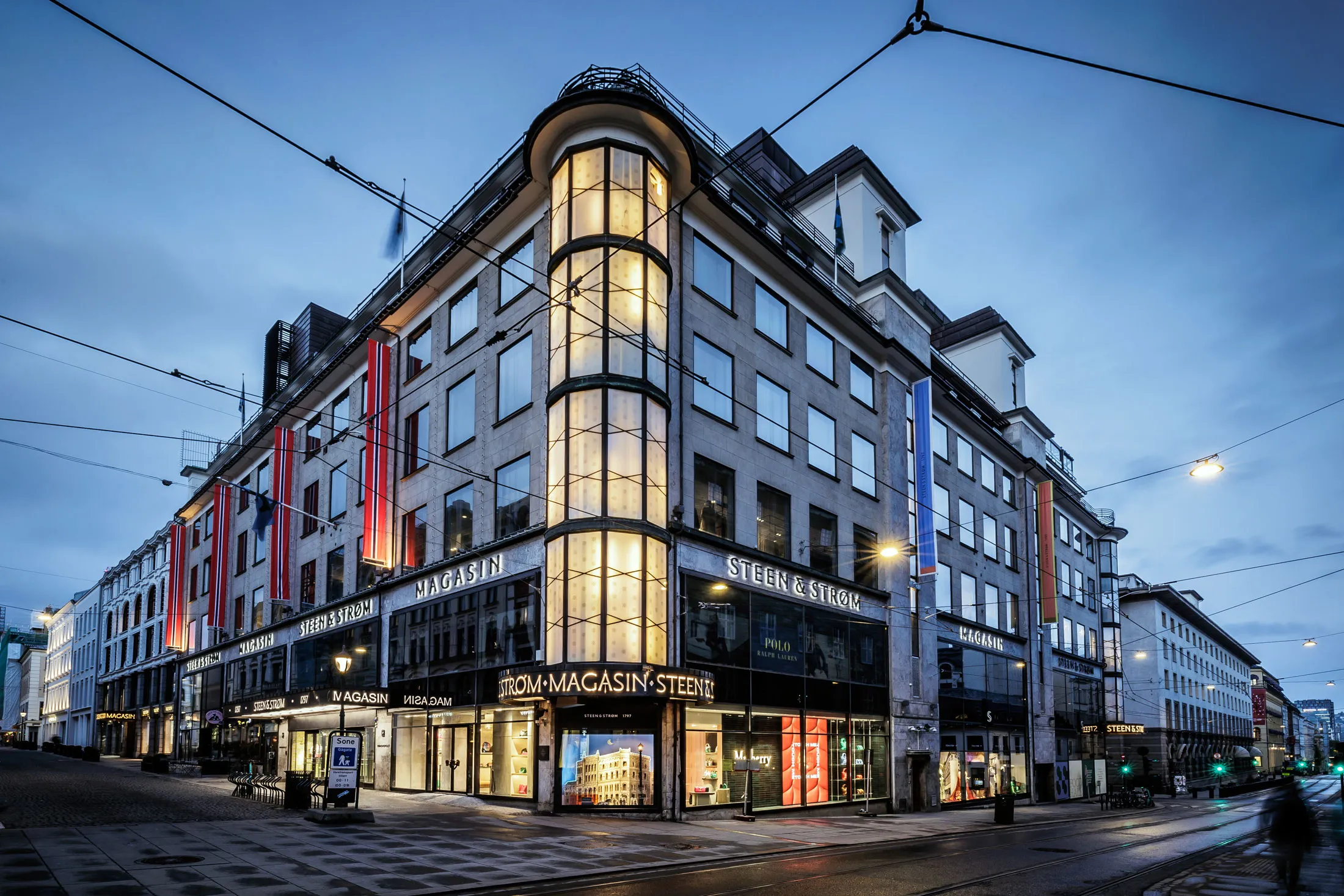 The Steen & Strøm luxury department store in Oslo.