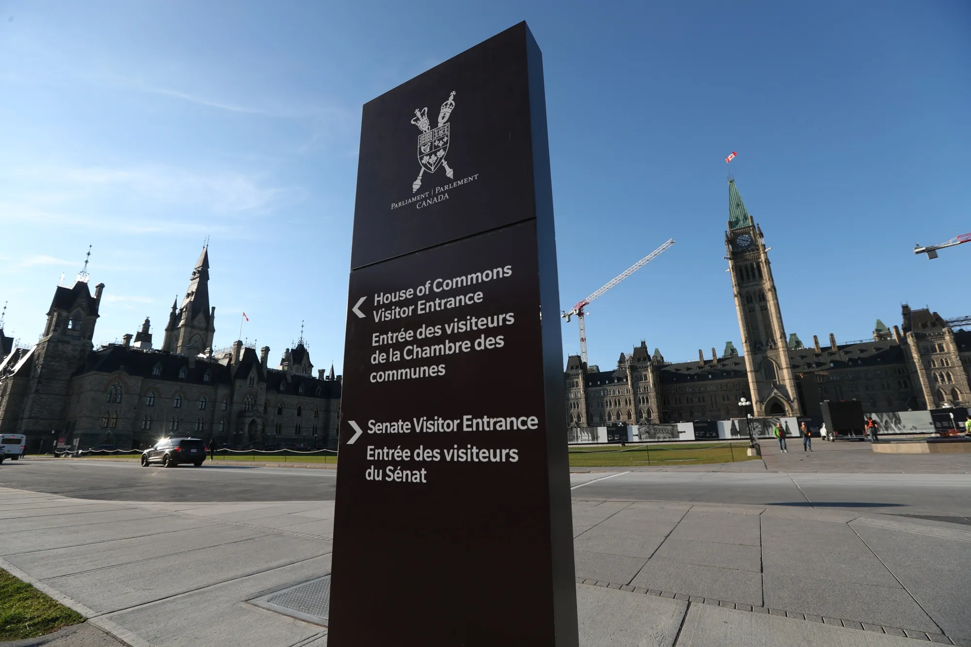Parliament Hill in Ottawa.