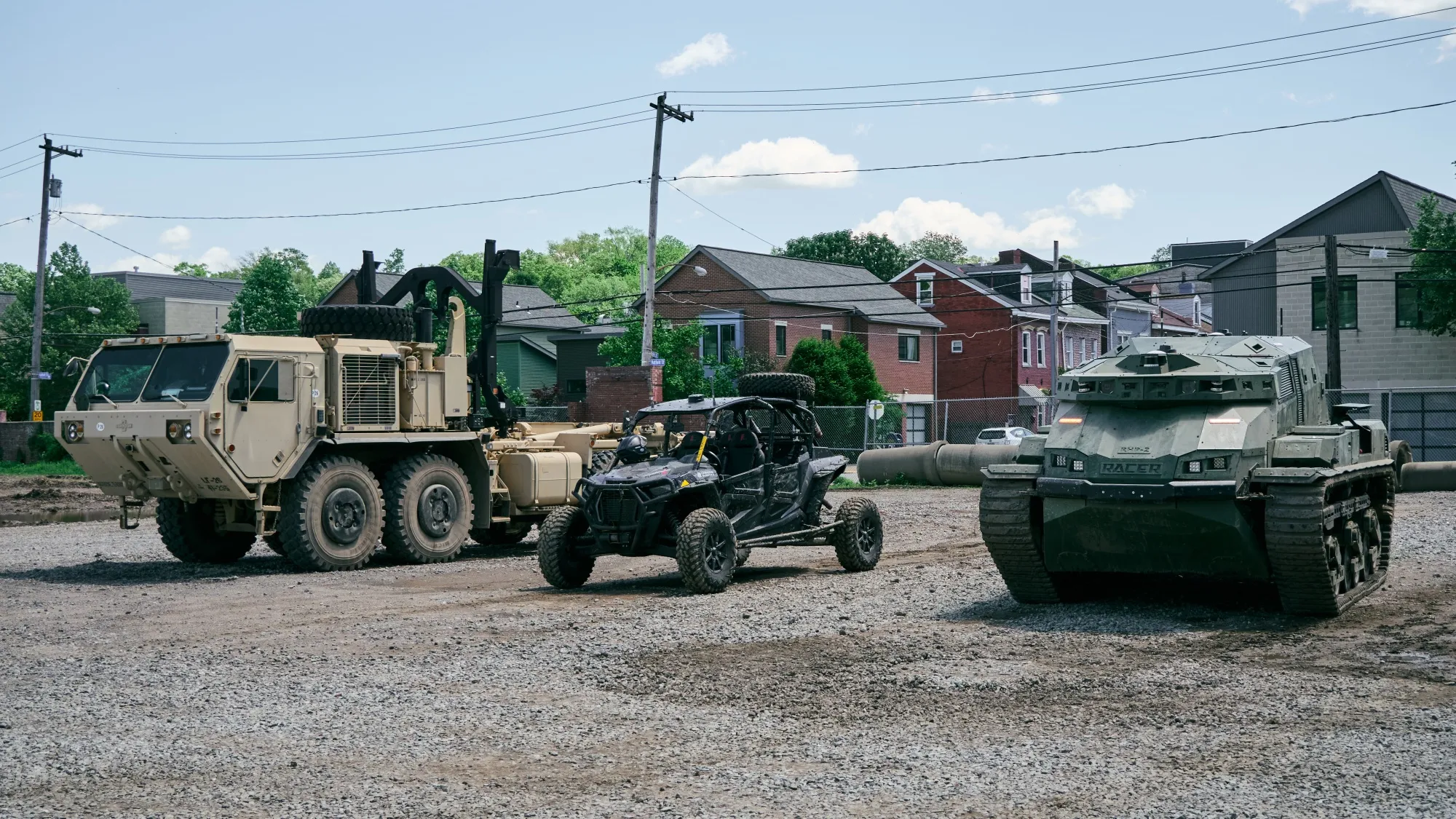 Tactical vehicles at Carnegie Robotics.