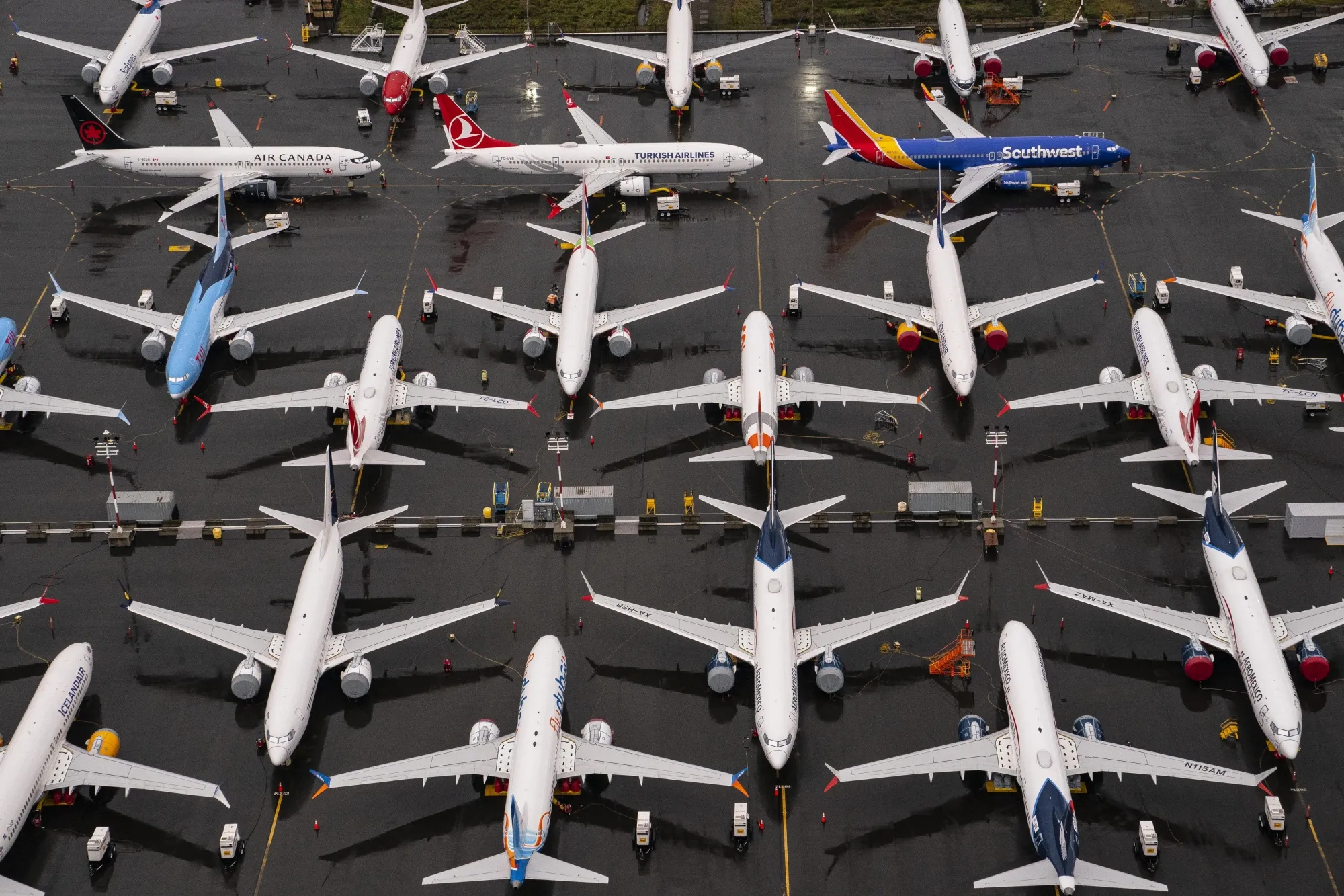 Boeing 737 Max airplanes&nbsp;