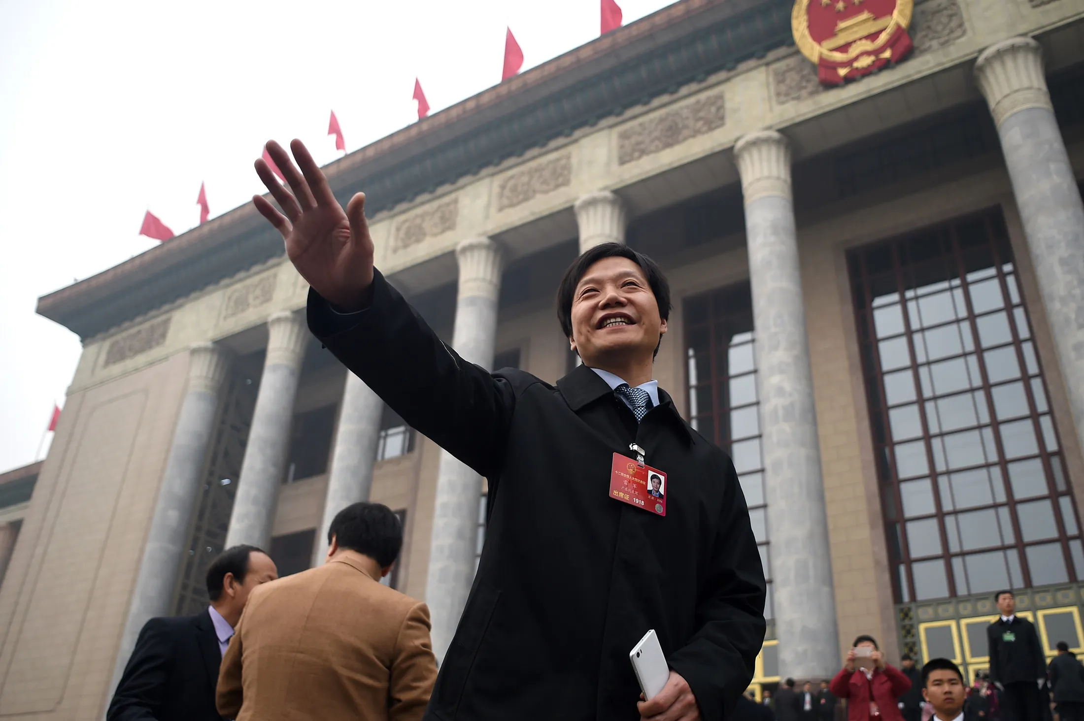 Xiaomi CEO Lei Jun. Photographer: Wang Zhao/AFP via Getty Images
