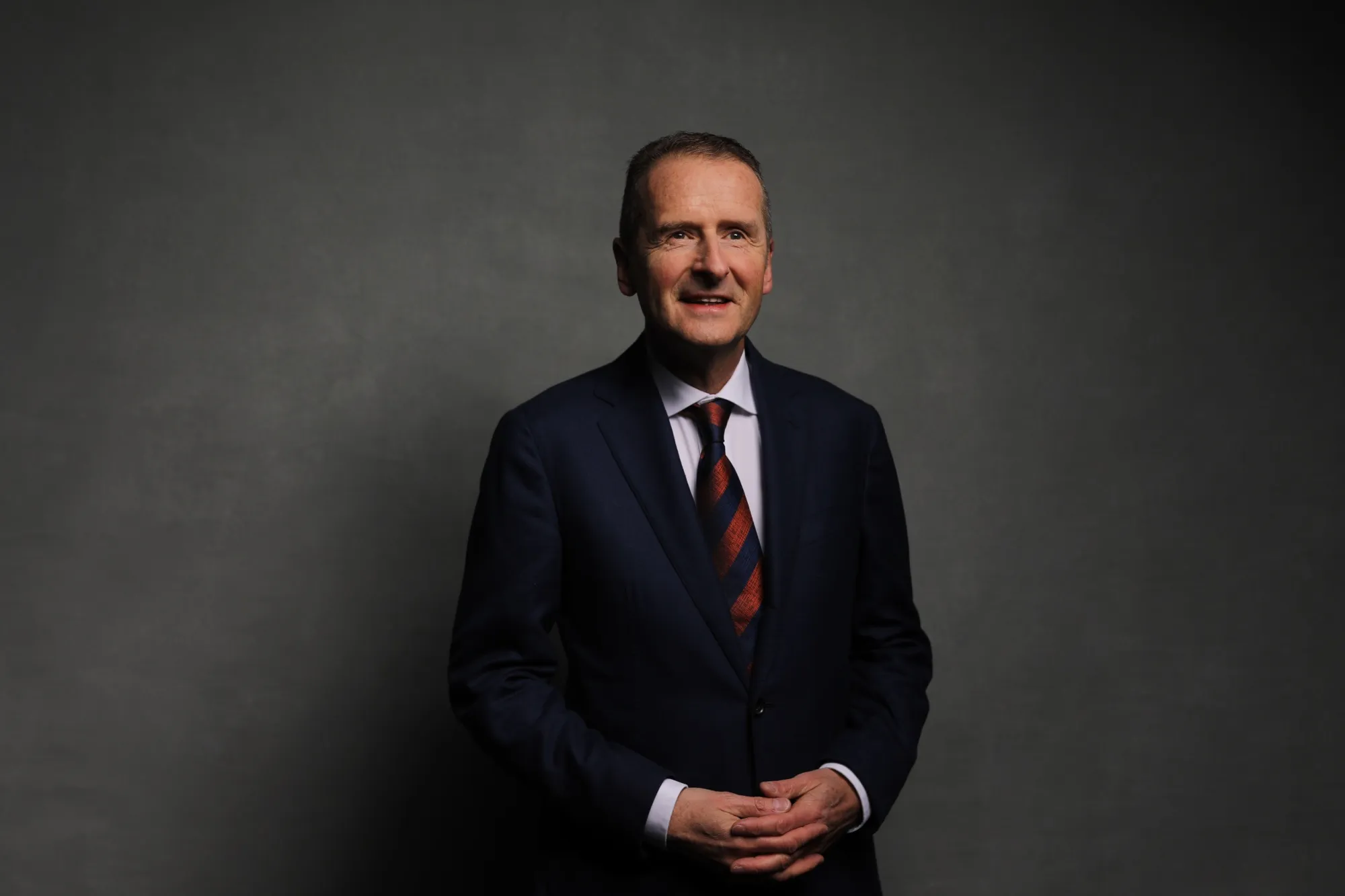 Herbert Diess at the World Economic Forum in Davos, on Jan. 24, 2020.