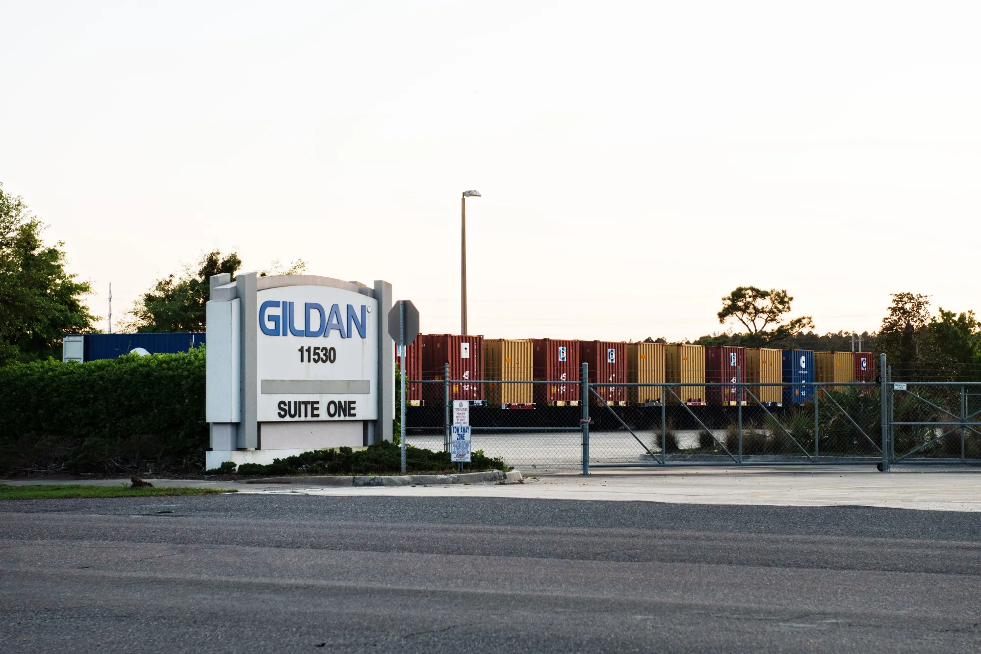 A Gildan distribution center in Jacksonville, Florida