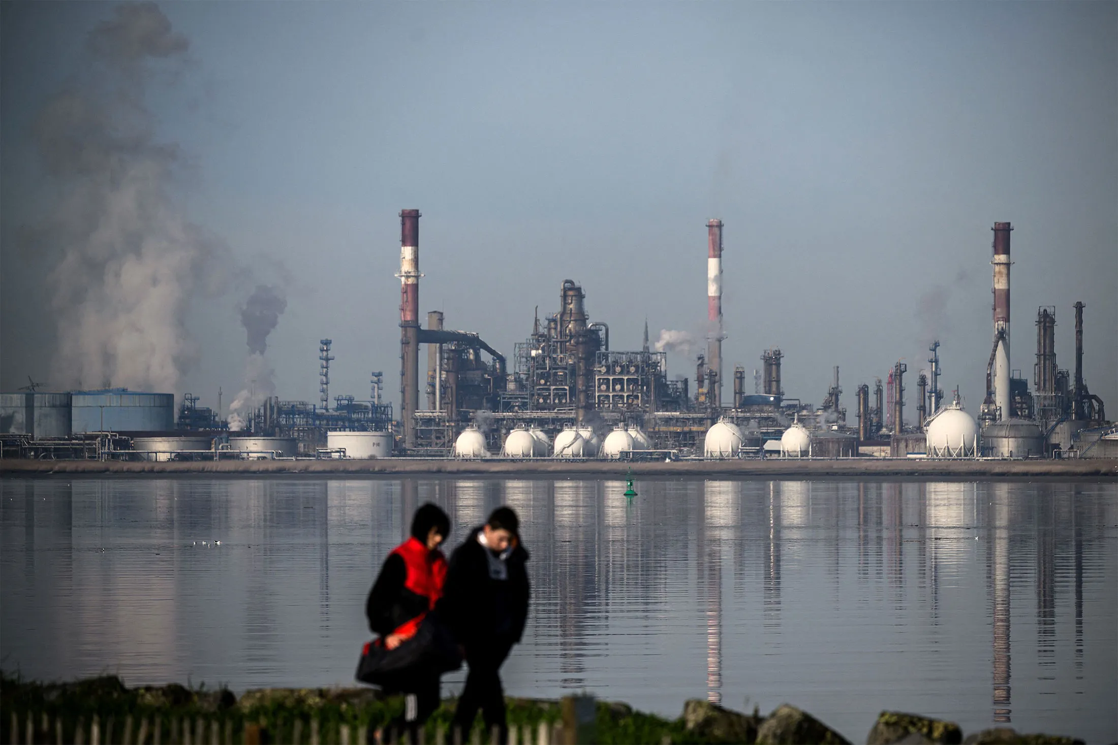 TotalEnergies’ oil refinery in Donges, France, on Jan. 20.