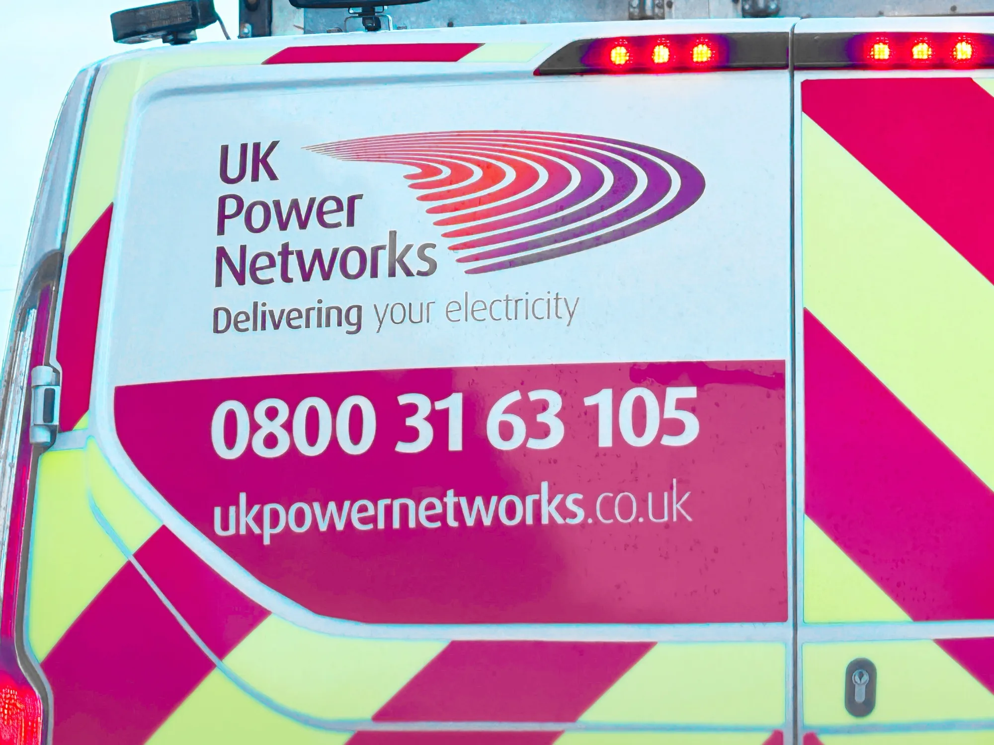 A UK Power Networks van&nbsp;in London.