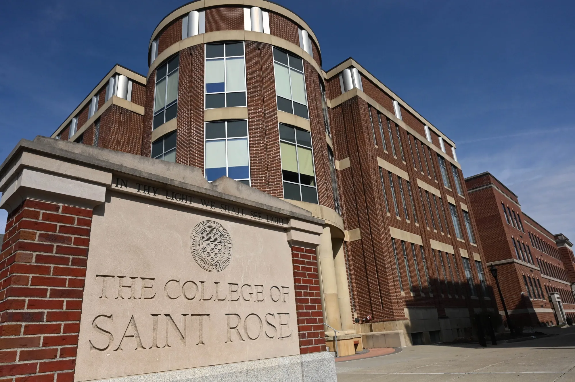 The former College of Saint Rose campus in March 2025. After the Albany school closed in 2024, a&nbsp;county land authority stepped in to manage the nearly 30 acre&nbsp;campus.&nbsp;