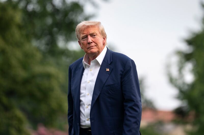 President Trump Returns To White House From Scotland