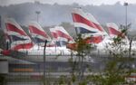 British Airways aircraft at London Gatwick Airport.&nbsp;