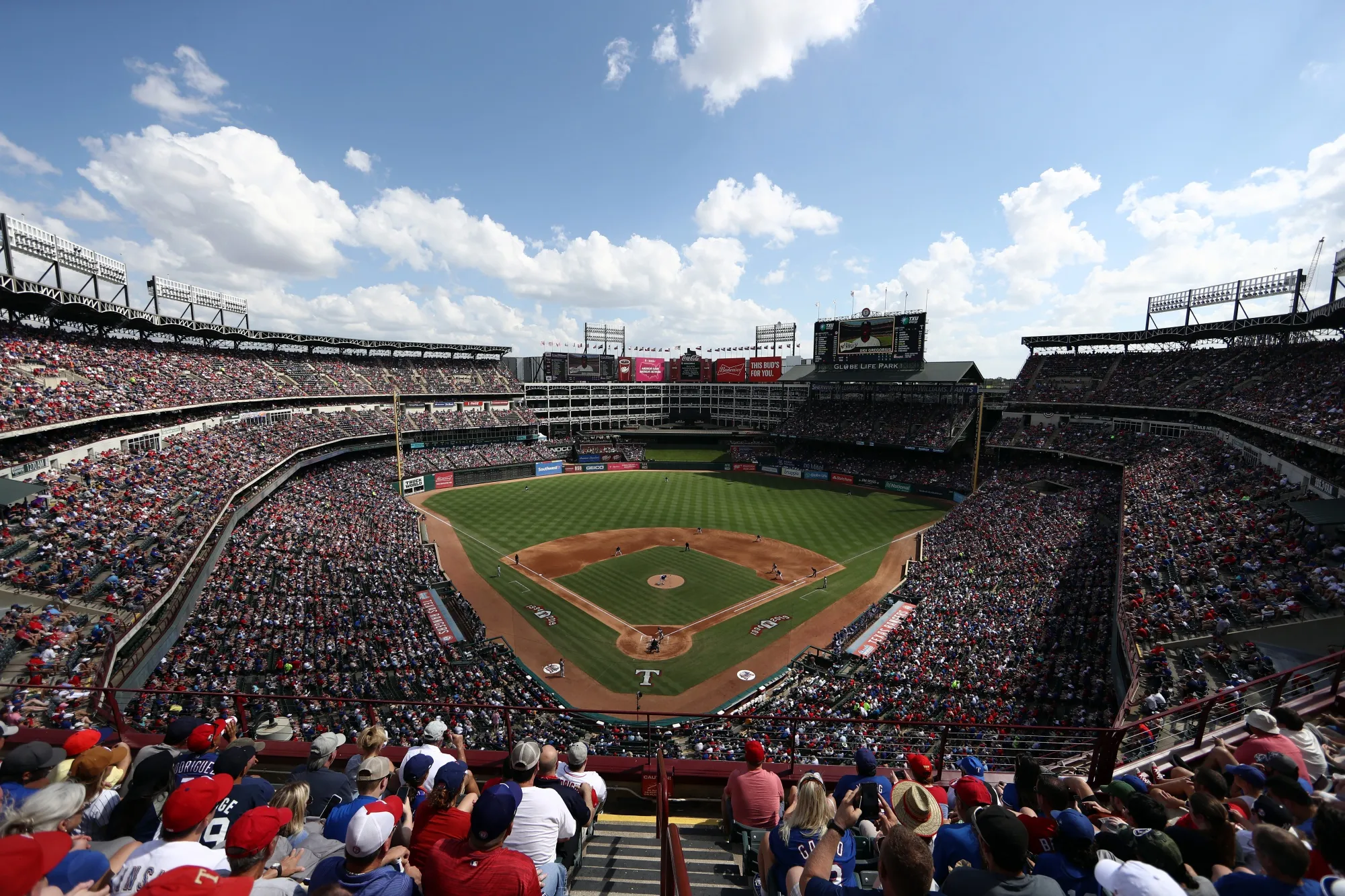 “Under Texas skies” sounds a lot better than “inside Texas air-conditioning”