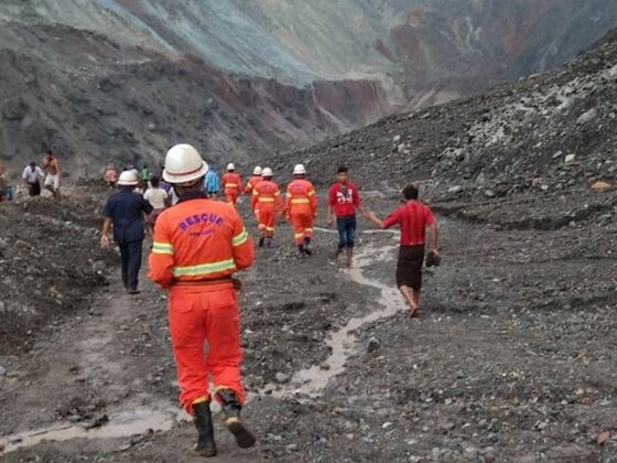 Landslide at Myanmar Jade Mining Hub Leaves 126 People Dead
