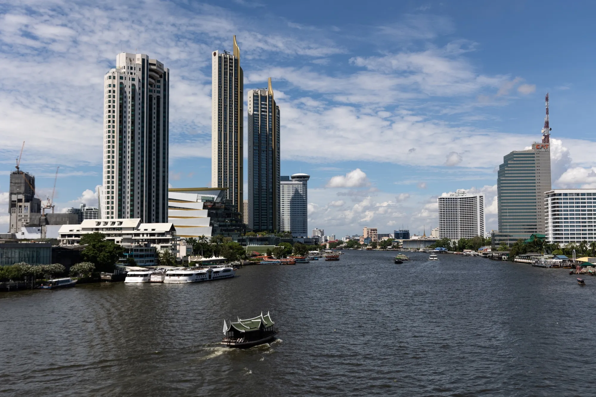 The Chao Praya River in Bangkok.