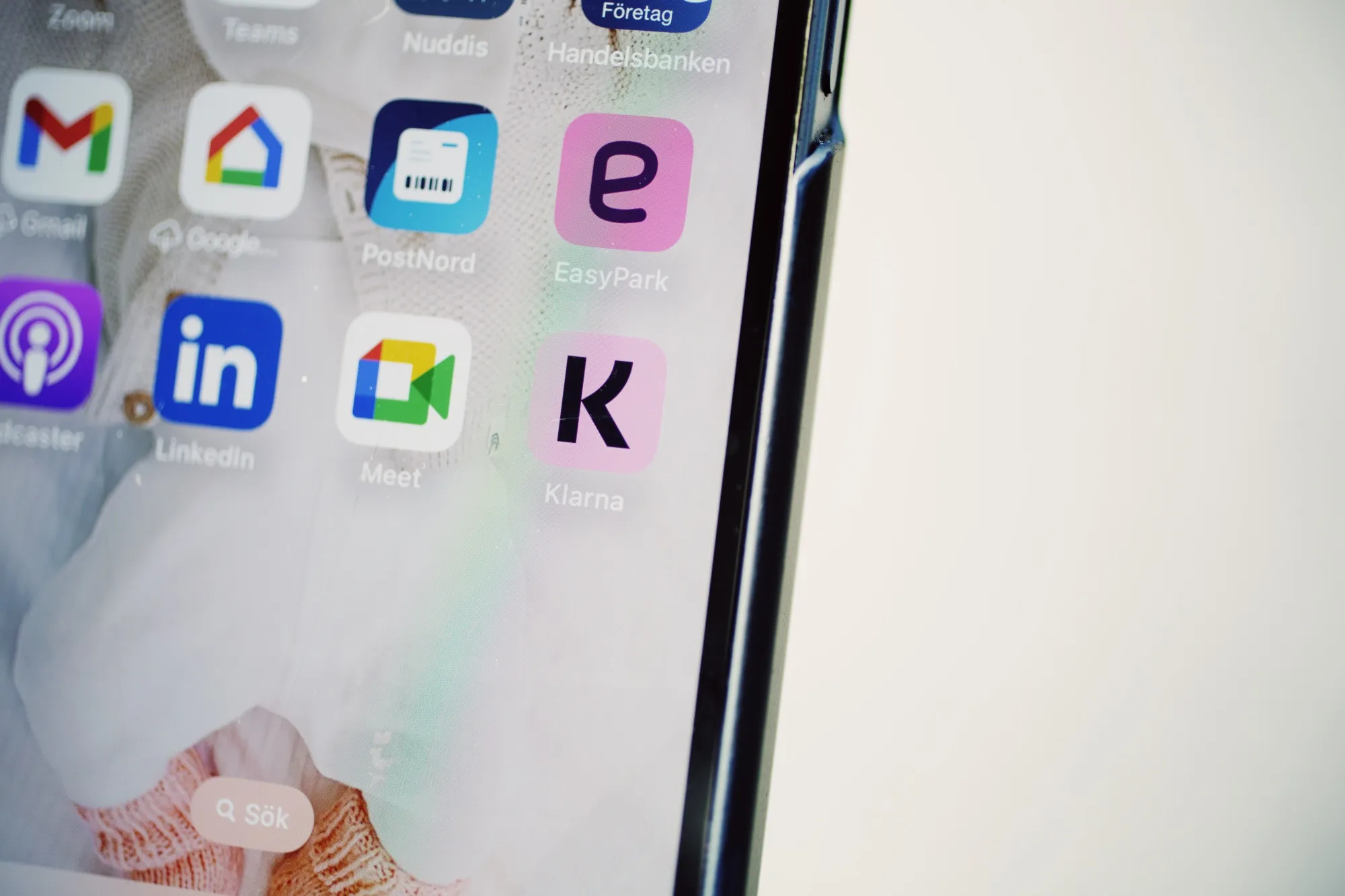 The Klarna app icon displayed on a smartphone.