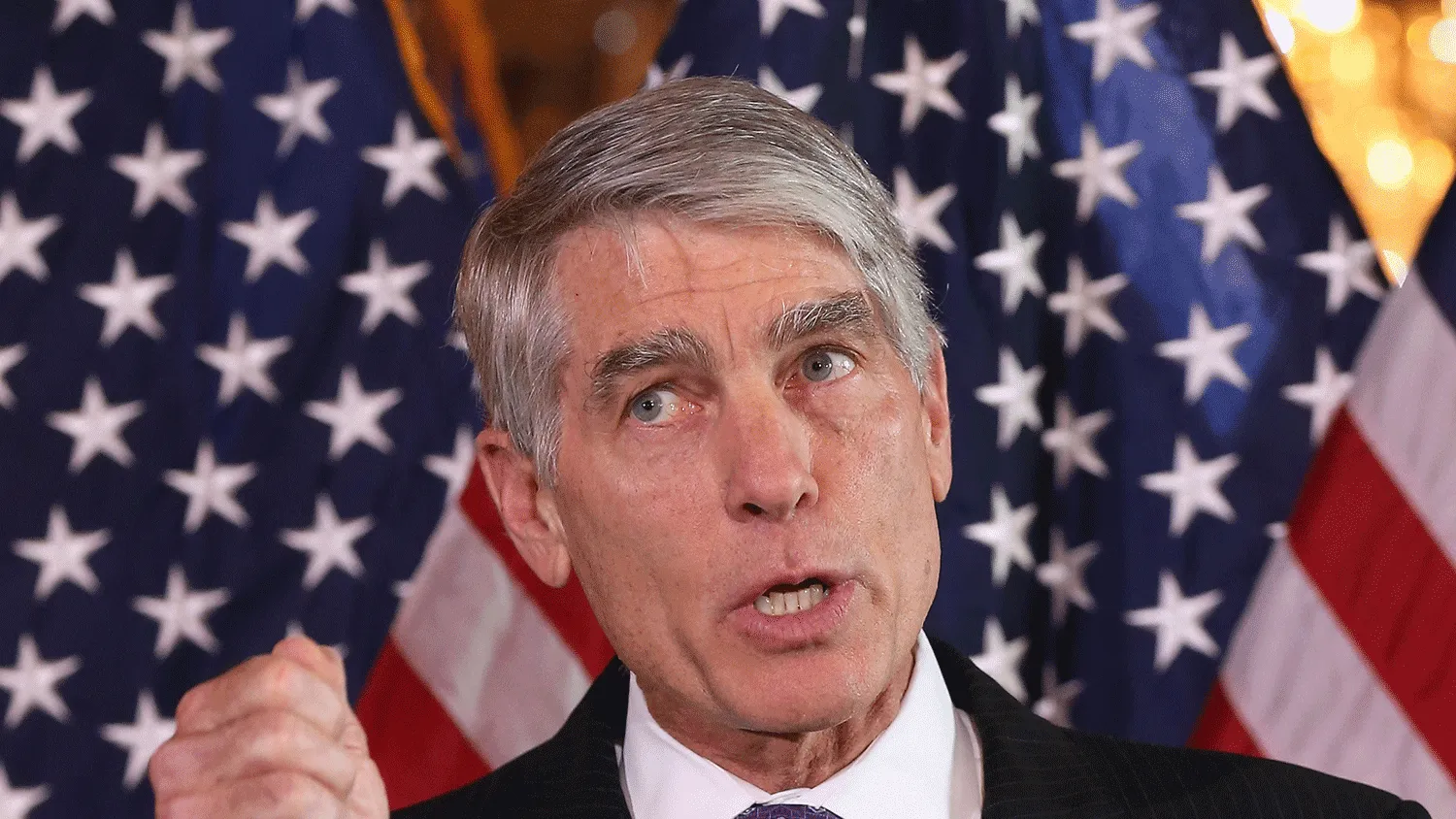 Sen. Mark Udall (D-CO) speask about the Supreme Courts recent Hobby Lobby decision, during a news conference on Capitol Hill, July 9, 2014 in Washington, DC. The Senators introduced the Protect Womens Health From Corporate Interference Act, to restore the contraceptive coverage requirement guaranteed by the Affordable Care Act.
