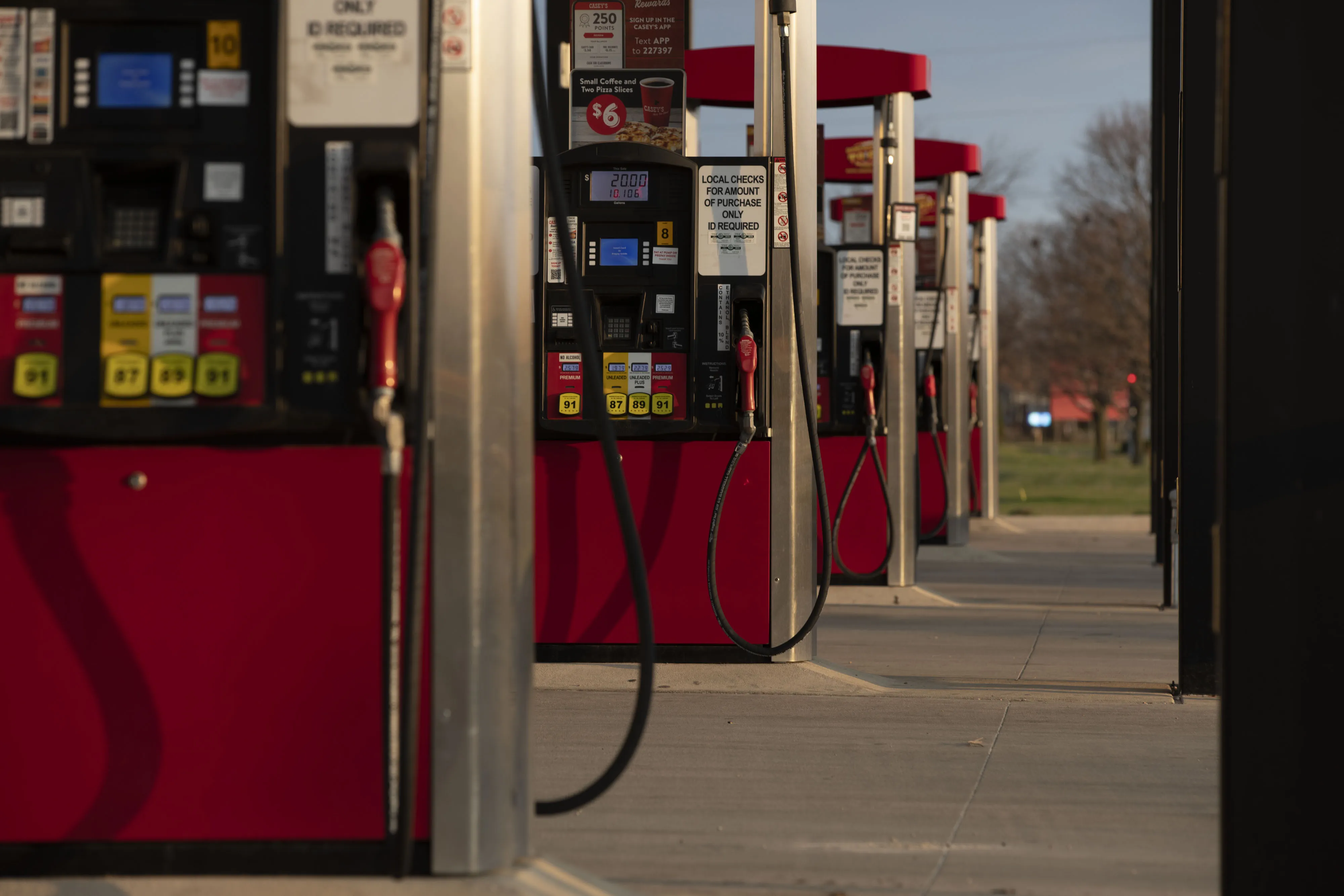Gas Stations As Global Oil Price War Stings Even Small Towns Across America