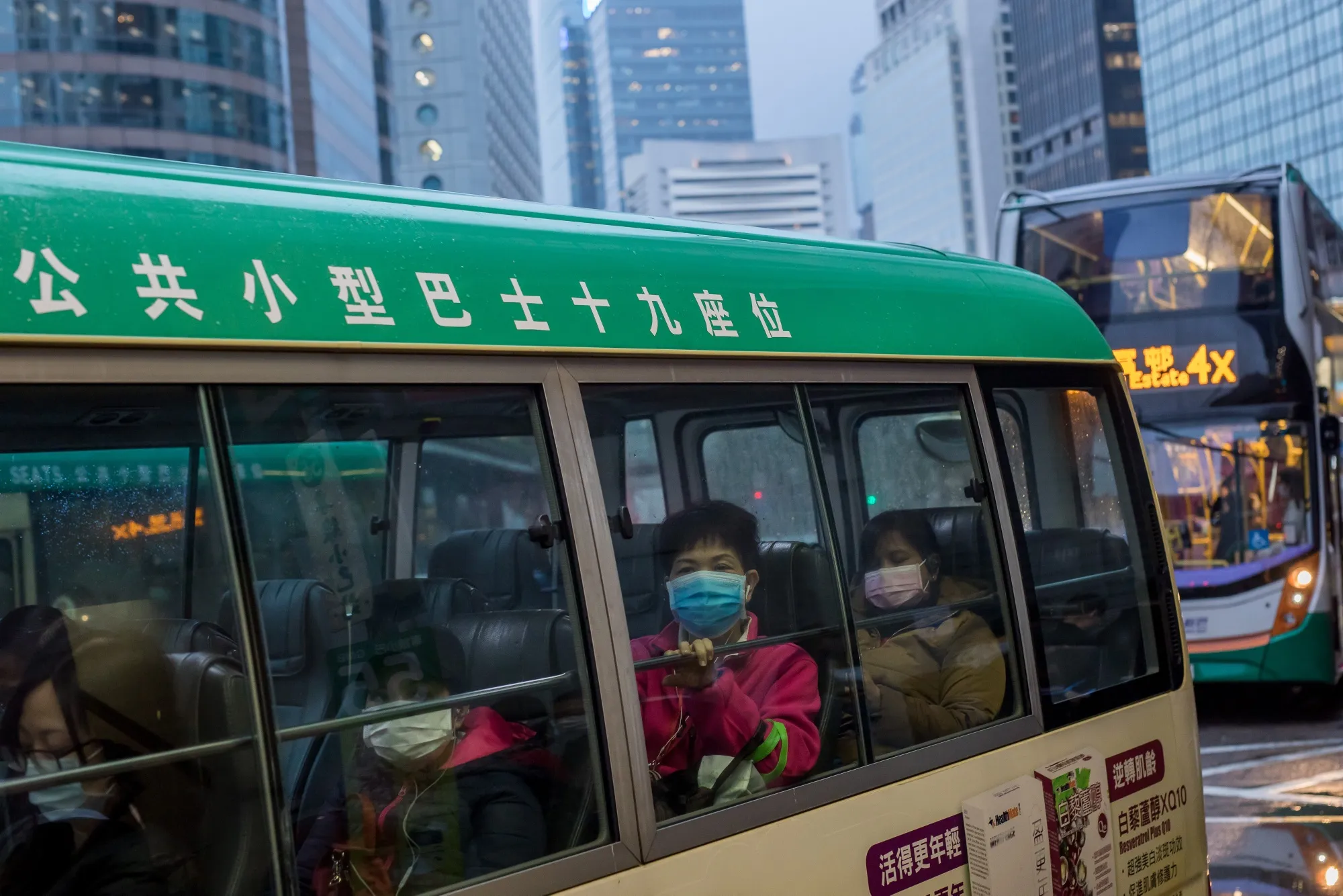 Hong Kong Commuters As Coronavirus Fears Linger