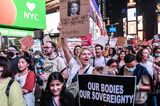 Demonstrators As Supreme Court Overturns Roe v. Wade Abortion-Rights Ruling
