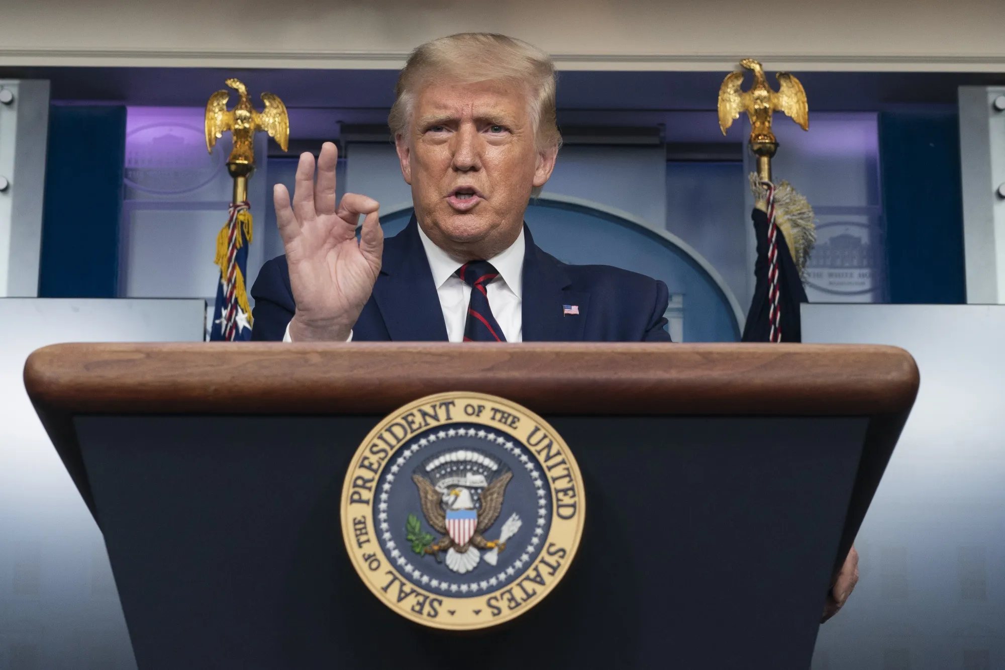 Donald Trump on&nbsp;Sept. 4.