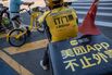 A food delivery courier for Meituan in Beijing