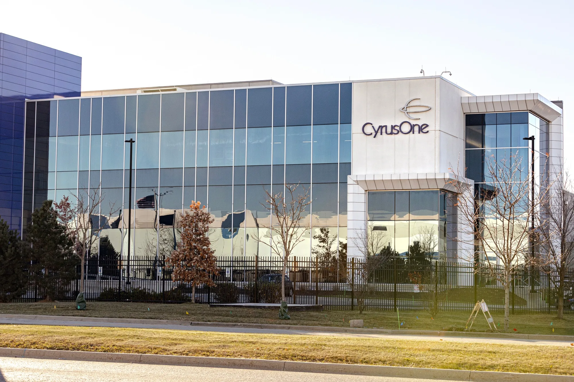 A CyrusOne data center in Aurora, Illinois, on November 28.