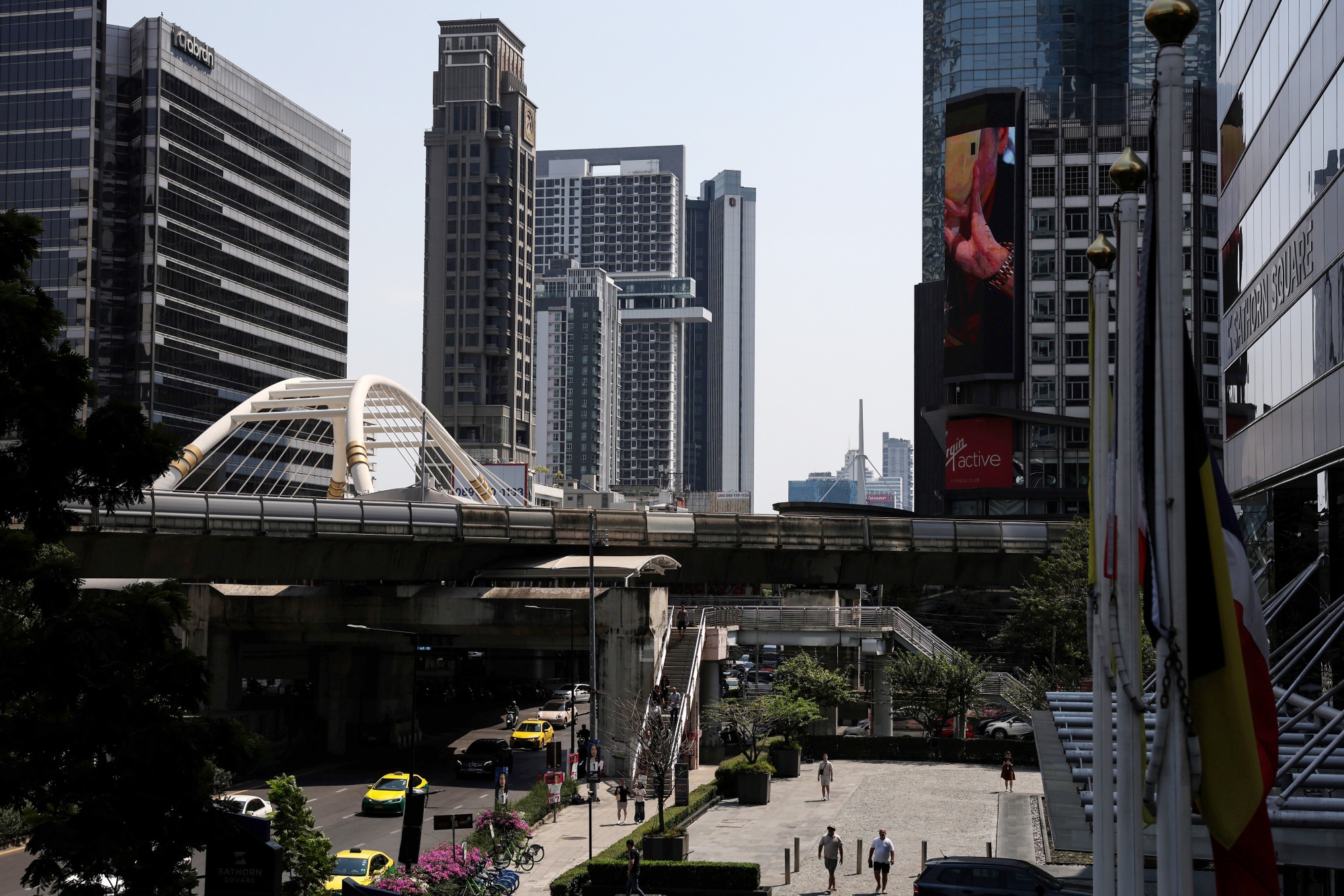 Buildings in Bangkok, Thailand, on Tuesday, Feb. 3, 2026. Some of the world’s biggest money managers say this weekend’s general election is prompting them to keep exposure limited, as the outcome will only compound existing challenges like elevated household debt and weak growth. Photographer: Valeria Mongelli/Bloomberg